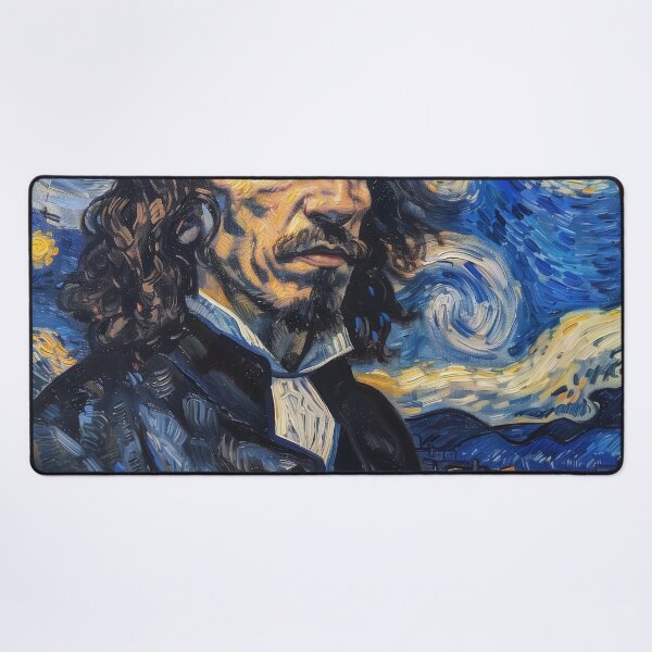 Item preview, Baruch Spinoza | Painting in the style of Vincent van Gogh designed and sold by ComicsFactory.