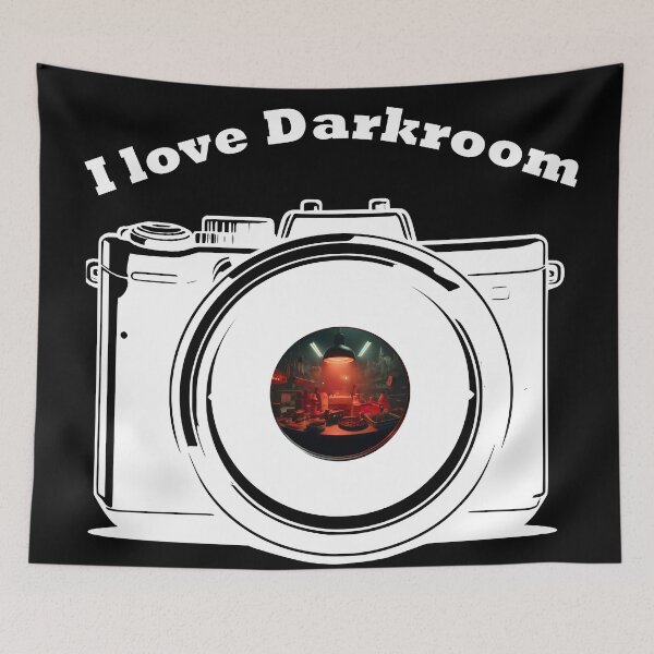 Item preview, I love Darkroom (white) designed and sold by Magdalena-7.