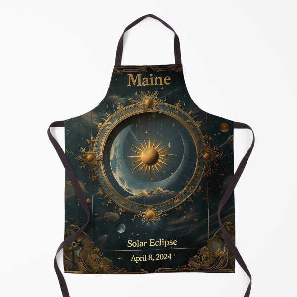 Item preview, Maine 2024 Solar Eclipse Vintage Design designed and sold by David Balzen.