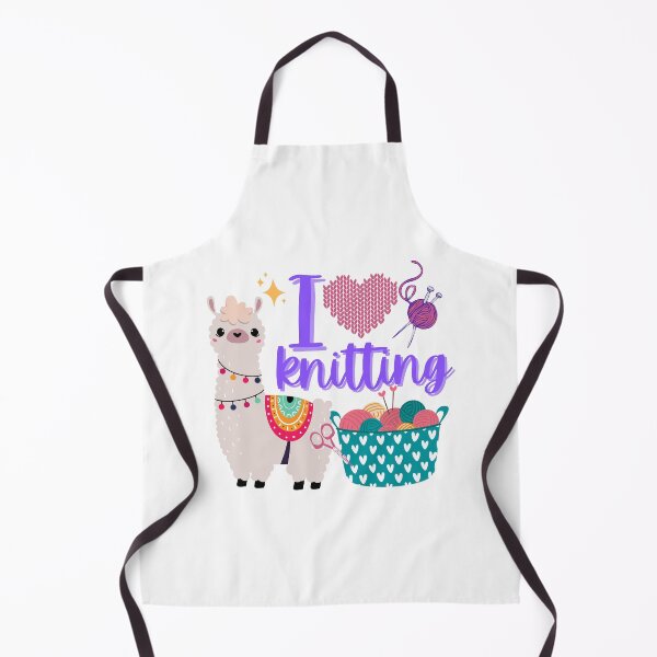 Item preview, I Love Knitting / Knitting Lover Print designed and sold by Thehatinthecat.