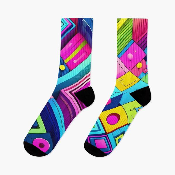 Item preview, Abstract Geometric Pattern Art - Vibrant Low Poly & Isometric Design designed and sold by PillowTalkyZone.