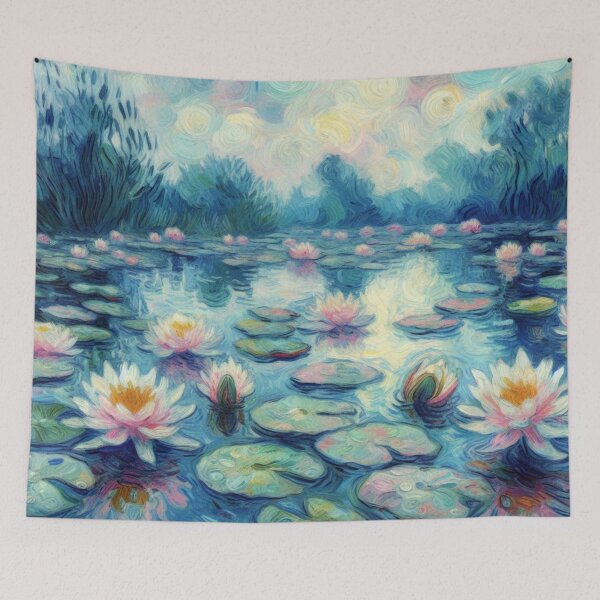 Artikelvorschau, Lilies van gogh entworfen und verkauft von tipitoes.