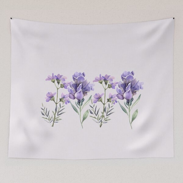 Item preview, French Lavender Pattern. Watercolour designed and sold by MargaretFasDes.