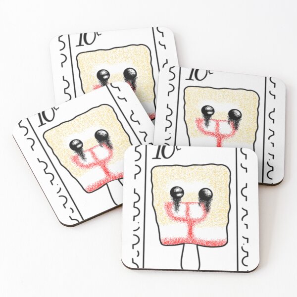 Item preview, Melted Spongebob Popsicle Postage Stamp designed and sold by tattuuvs.