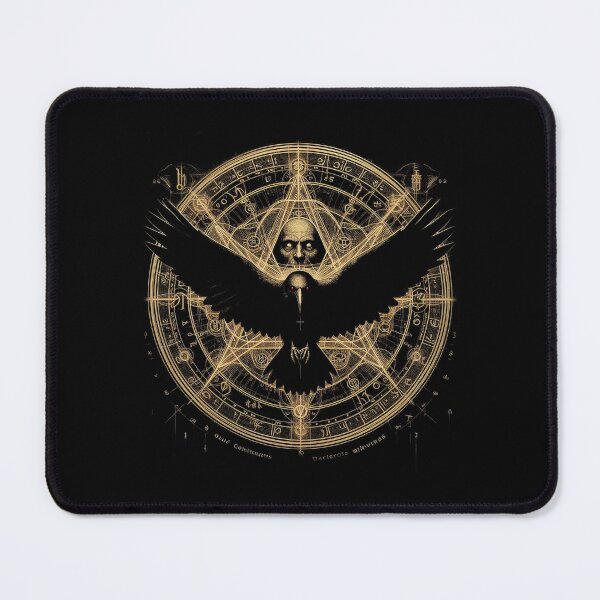 Item preview, Lords of Darkness, Raven, Pentagram designed and sold by CrisMor-Art.