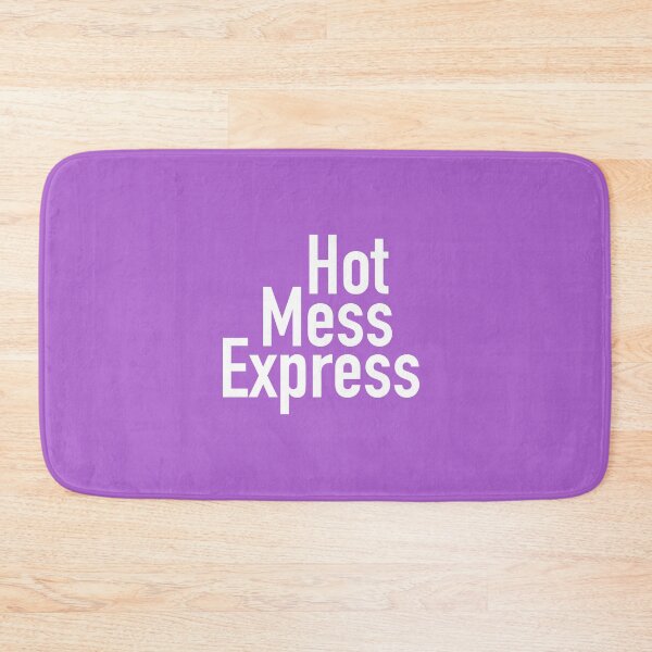 Item preview, Hot Mess Express Version Five - Purple Background designed and sold by TeaLimeTwo.