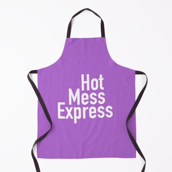 Item preview, Hot Mess Express Version Five - Purple Background designed and sold by TeaLimeTwo.