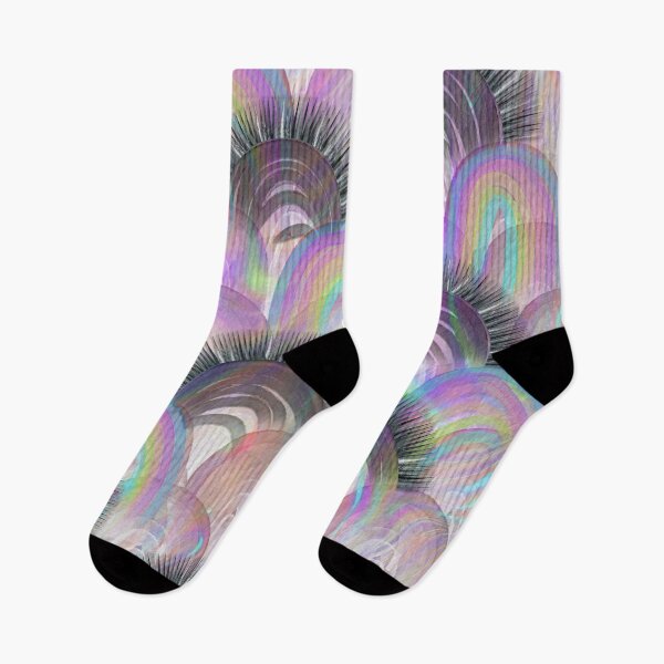 Item preview, Scalloped Rainbow Pattern designed and sold by AdriaCaps Art & Design.