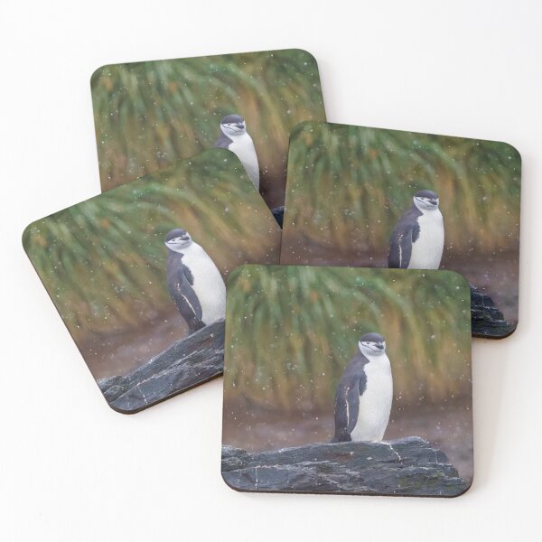 Item preview, CHINSTRAP PENGUIN IN THE FALLING SNOW designed and sold by adumont1.