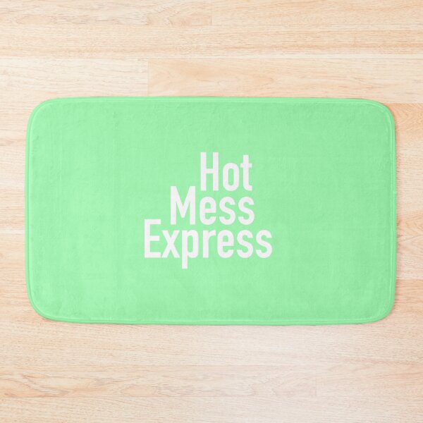 Item preview, Hot Mess Express Version Six - Green Background designed and sold by TeaLimeTwo.
