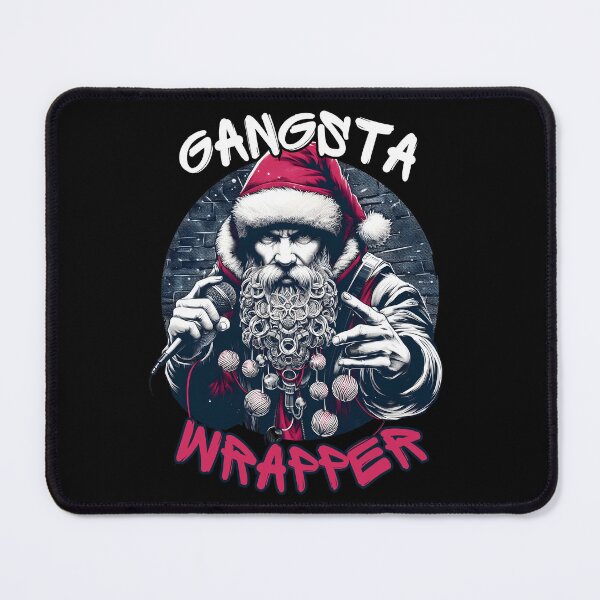 Item preview, Gangsta Wrapper Funny Santa Claus Cartoon designed and sold by André Botes.