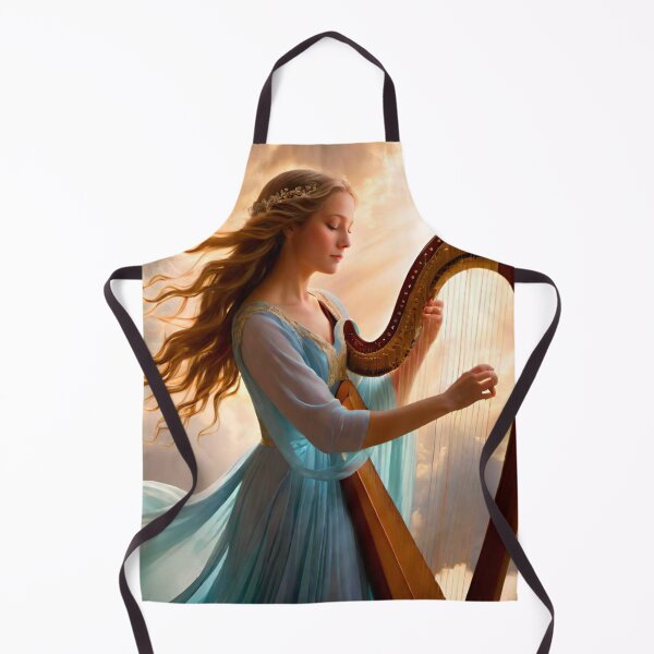 Item preview, Heavenly Melodies: Angelic Harpist in the Celestial Realm designed and sold by GrizzlyCollective.