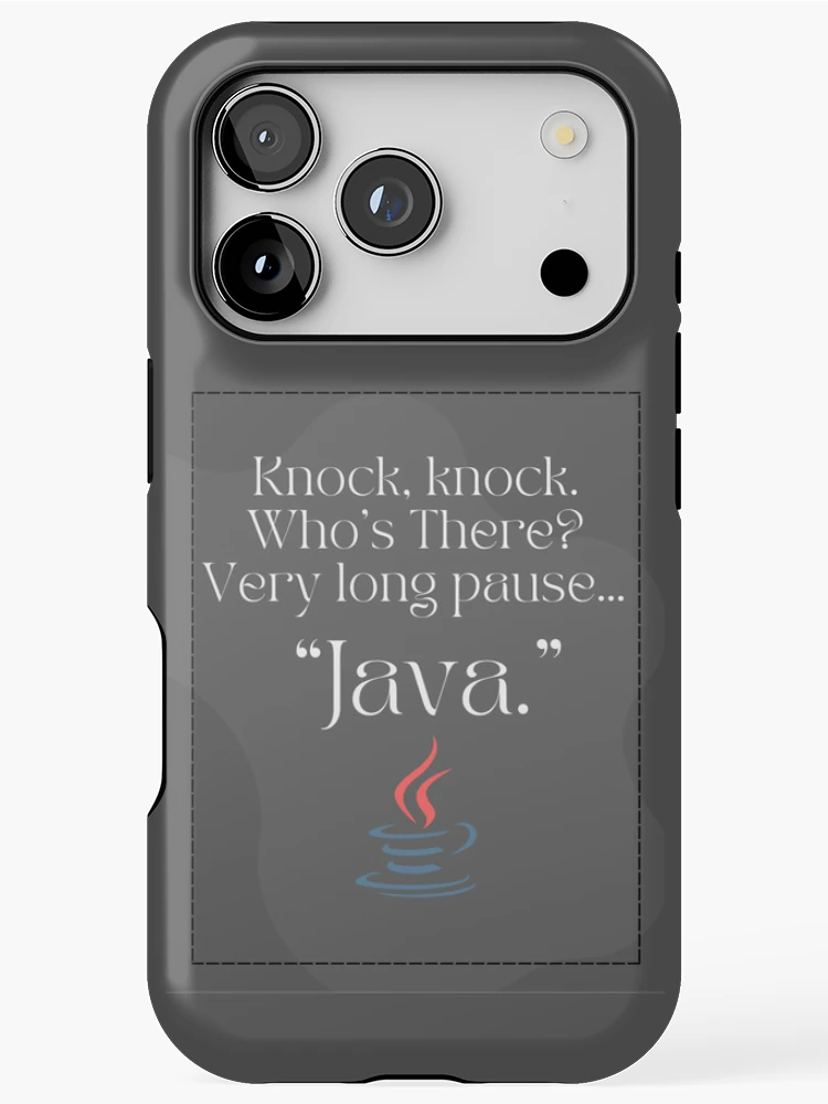 Thumbnail 1 of 4, iPhone Case, java joke designed and sold by CodeCrush.