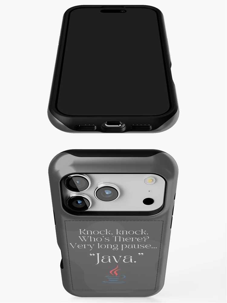 Thumbnail 3 of 4, iPhone Case, java joke designed and sold by CodeCrush.