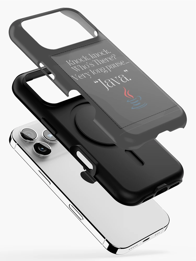 Thumbnail 2 of 4, iPhone Case, java joke designed and sold by CodeCrush.