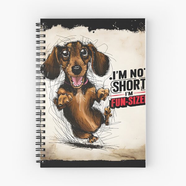 Item preview, I'm not short, I'm fun-sized -  Meet the Mighty Mini Dachshund! designed and sold by RebeccaRe.