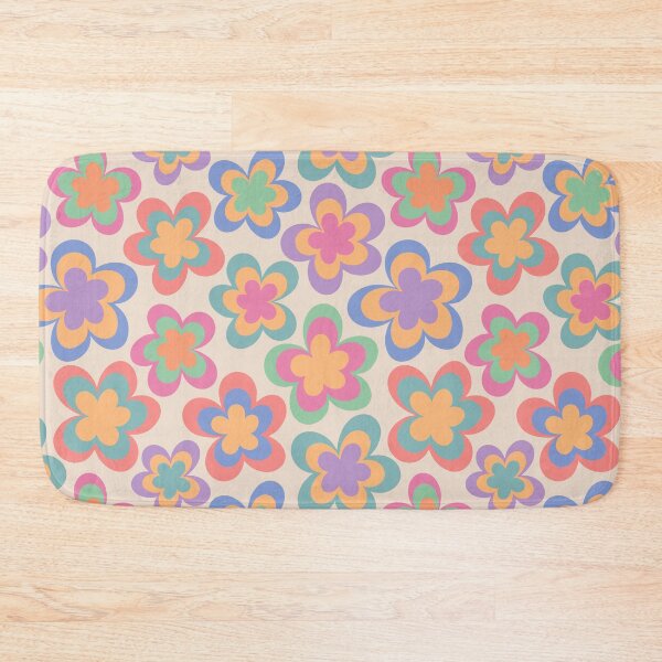 Item preview, Retro Rainbow Abstract Flowers designed and sold by CreativeDraws42.