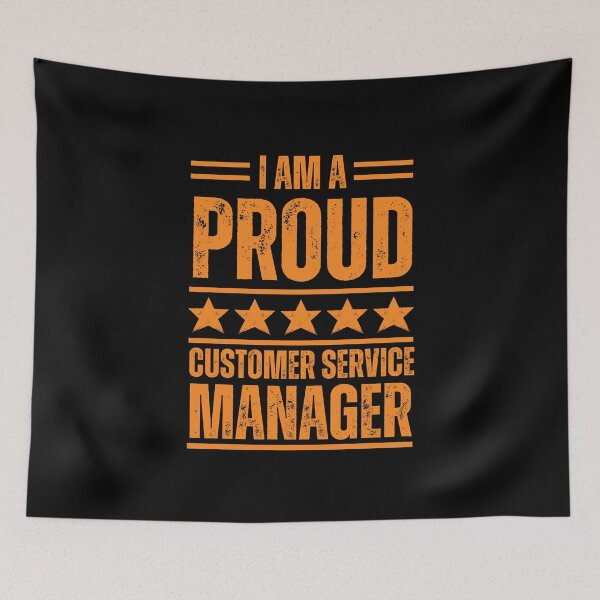 Item preview, I'm A very proud Customer service manager designed and sold by rootartino.