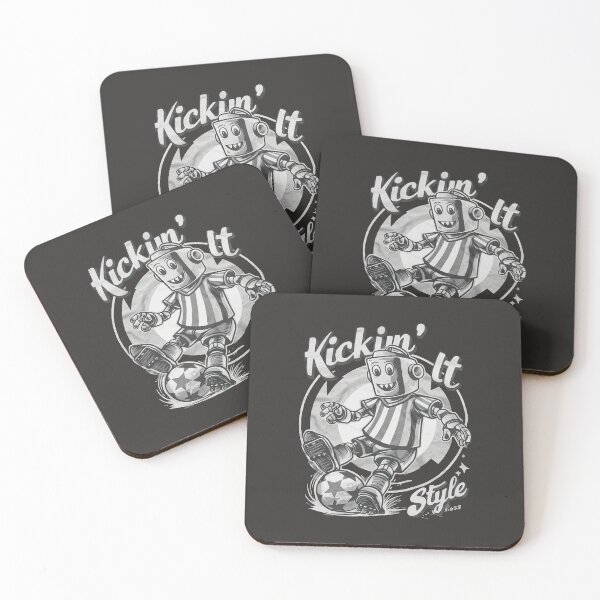 Item preview, A cool T-shirt for robotics lovers. A robot playing soccer.- 'KICKIN IT STYLE! designed and sold by Gadget80.