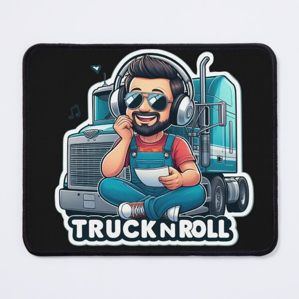 Item preview, Sticker with a truck driver funny designed and sold by Pablos2224.