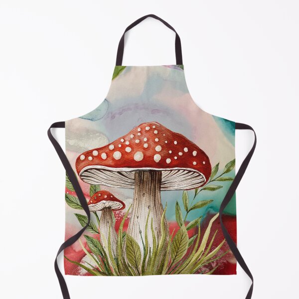 Item preview, Mushroom Graphic Alcohol Ink Art designed and sold by Aeressdesigns.