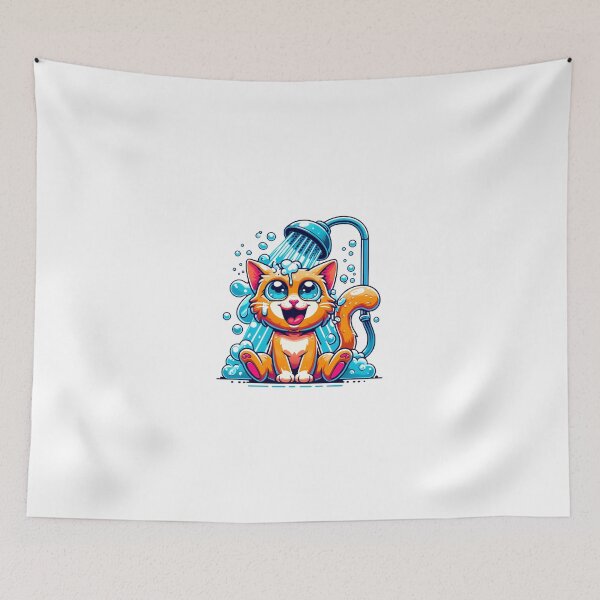 Item preview, Cat Bath Time designed and sold by RetroPop23.