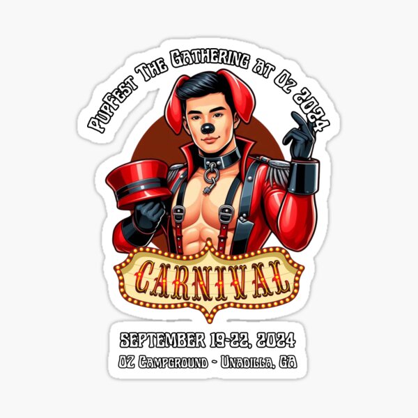 "Carnival" PupFest Merch 2024 Sticker