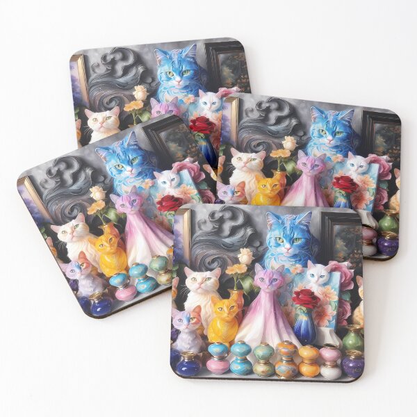 Item preview, Enchanted Feline Gathering designed and sold by aminz4.