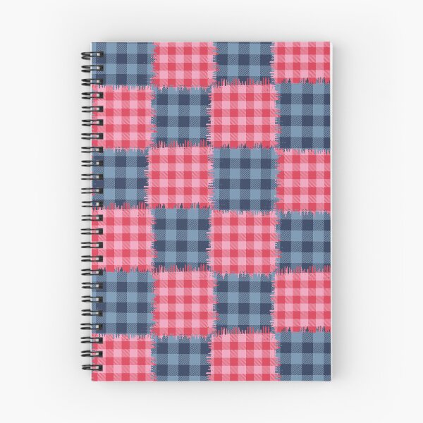 Item preview, Pink Blue Plaid Patchwork Checker designed and sold by CreativeDraws42.