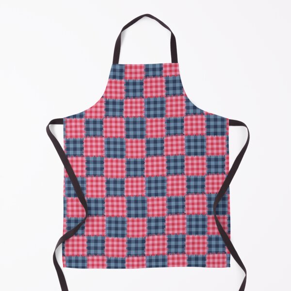 Item preview, Pink Blue Plaid Patchwork Checker designed and sold by CreativeDraws42.