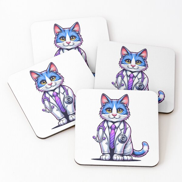 Item preview, Professional Veterinarian Cat  designed and sold by RetroPop23.