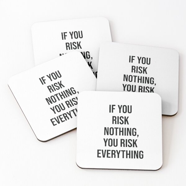 Item preview, IF YOU RISK NOTHING, THEN YOU RISK EVERYTHING designed and sold by thewolf988.