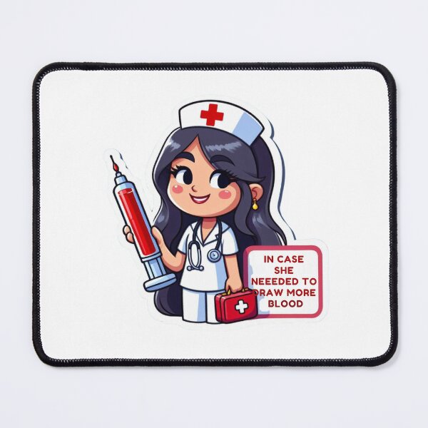 Item preview, Sticker with a joke about nurses designed and sold by Pablos2224.