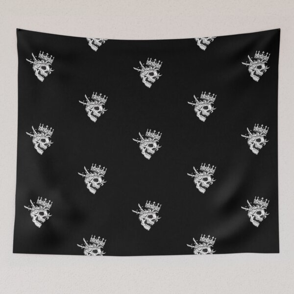 Item preview, Skull with Crown Illustration | Black Background designed and sold by RM-Journey.