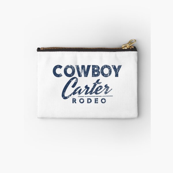 Aperçu de l'œuvre Cowboy Carter Rodeo Vintage Graphique Marine créée et vendue par Retro Travel Design.