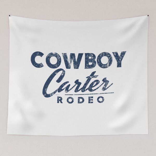 Item preview, Cowboy Carter Rodeo Vintage Graphic Navy designed and sold by Retro Travel Design.