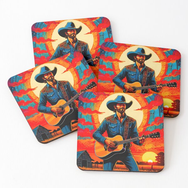 Item preview, Sunset Serenade: Country Singer on the Ranch designed and sold by GrizzlyCollective.