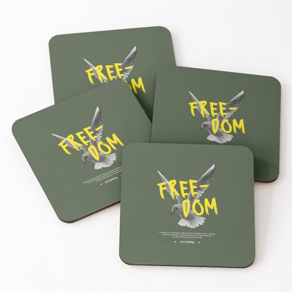 Item preview, Freedom | Bird Illustration | Green Background designed and sold by RM-Journey.