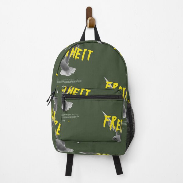 Item preview, Freiheit | Bird Illustration | Green Background designed and sold by RM-Journey.