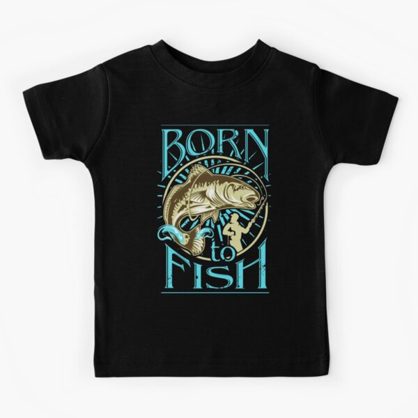 Catfish Funny Gift This Is My Lucky Fishing Shirt Kids T-Shirt