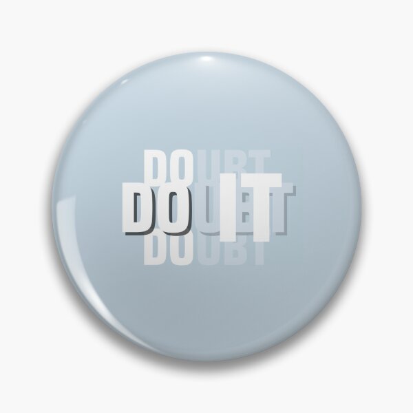Item preview, Do It | Doubt It | Pastel Blue Background designed and sold by RM-Journey.
