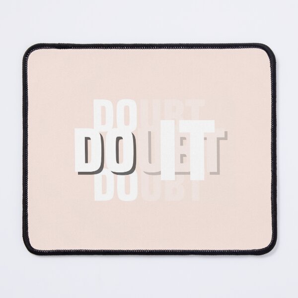 Item preview, Do It | Doubt It | Frog Illustration | Pastel Pink Background designed and sold by RM-Journey.