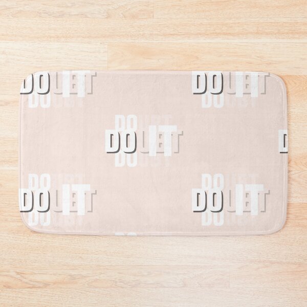 Item preview, Do It | Doubt It | Frog Illustration | Pastel Pink Background designed and sold by RM-Journey.