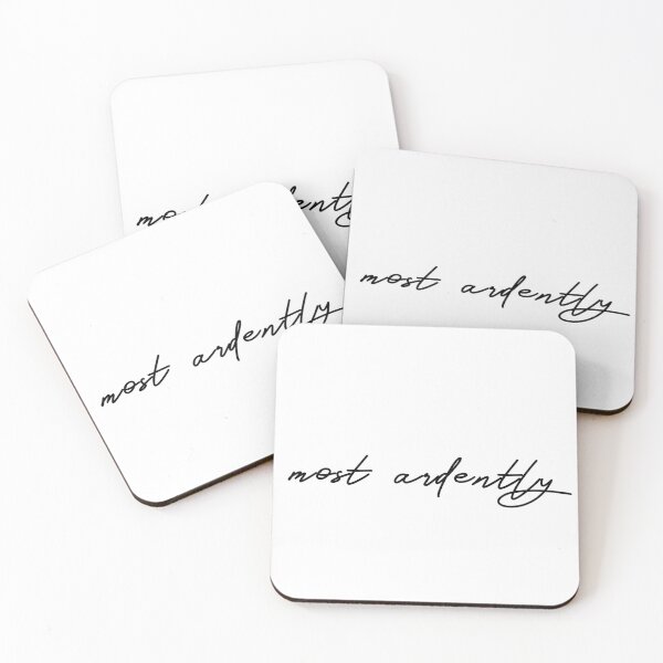 Item preview, Most Ardently - Pride and Prejudice. Quote designed and sold by CoCoArt-Ua.