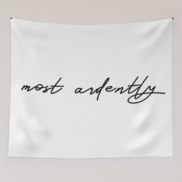 Item preview, Most Ardently - Pride and Prejudice. Quote designed and sold by CoCoArt-Ua.