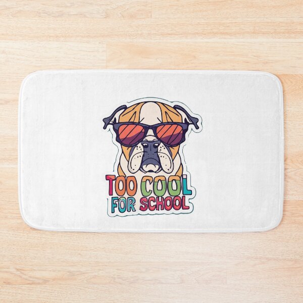Item preview, Sassy Bulldog 'Too Cool for School' Pop Art Design designed and sold by NiftyWrx.