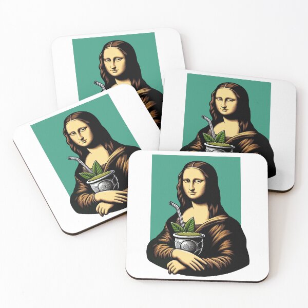 Item preview, Mona Lisa With Yerba Mate designed and sold by Domiska.