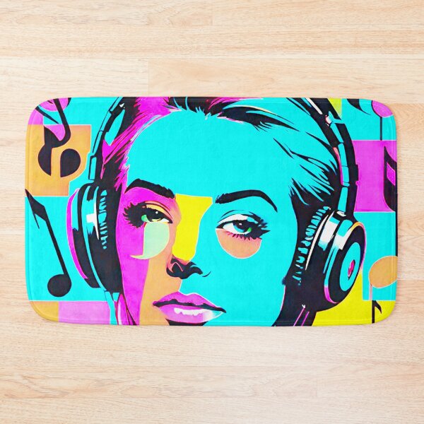 Item preview, Melodic Beauty: Woman Harmonizing with Musical Notes designed and sold by GrizzlyCollective.