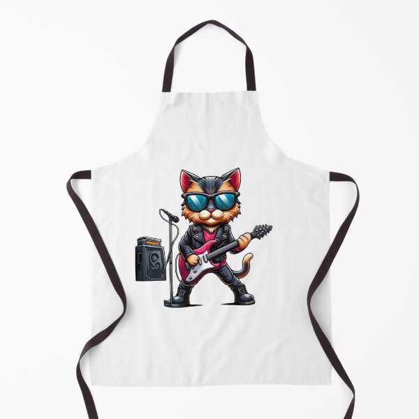 Item preview, Cat Guitarist in Concert designed and sold by RetroPop23.