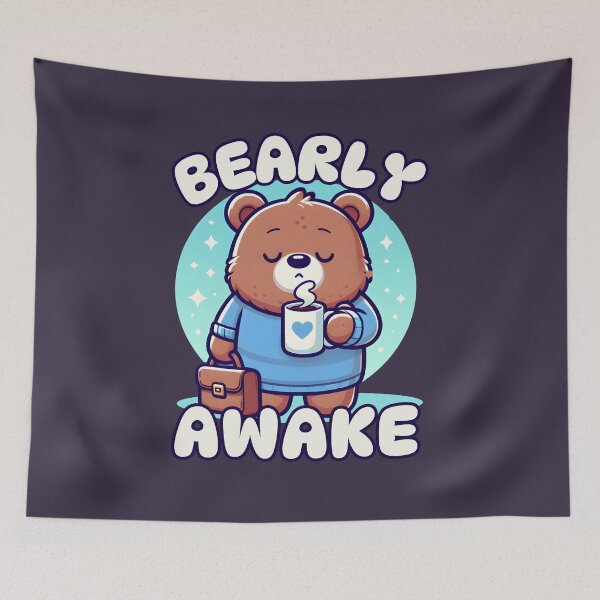 Item preview, Bearly Awake designed and sold by Annabelhut.